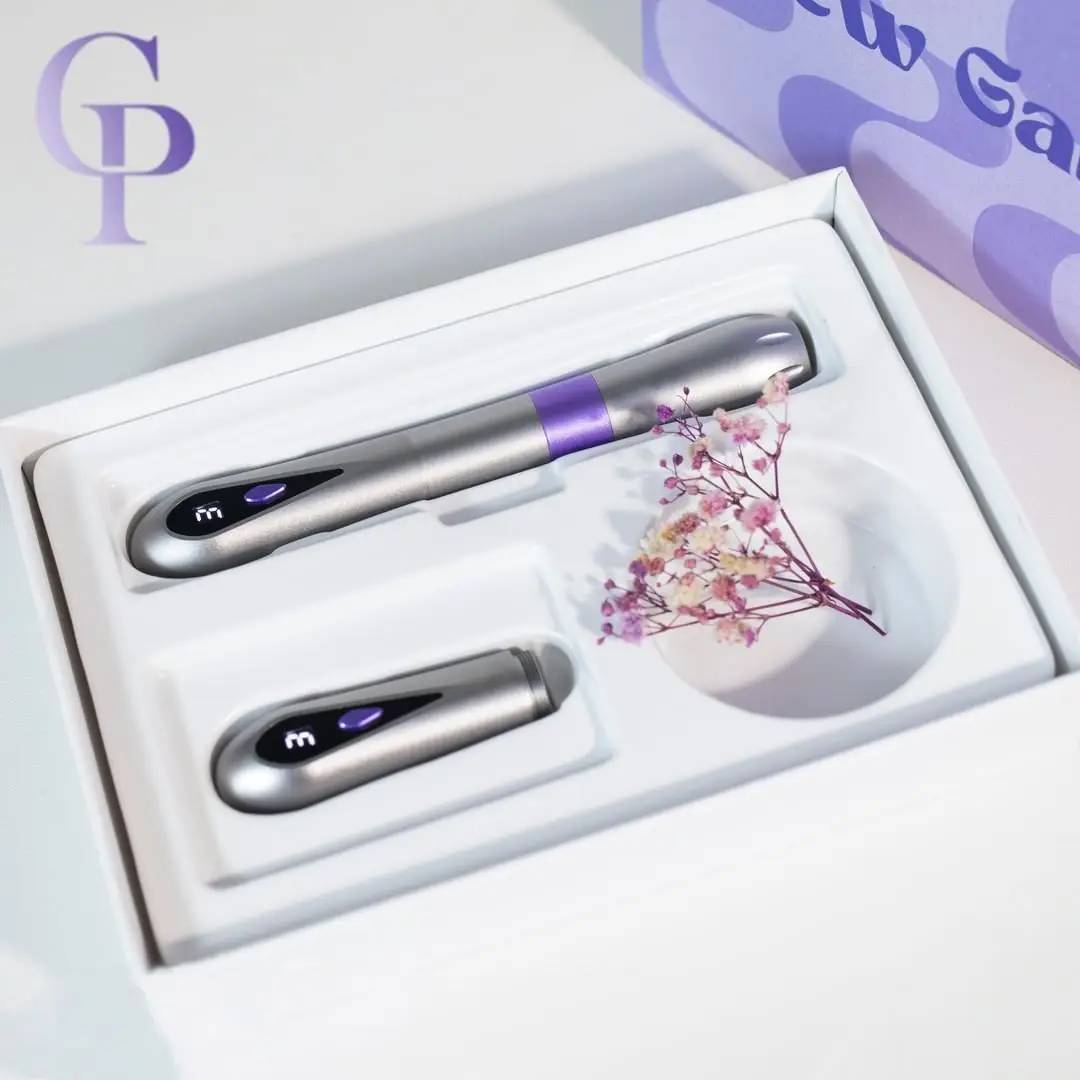 2 Batteries Eyebrow Tattoo Machine Wireless Rotary Semi Permanent Makeup Tattoo Machine for Microblading Eyebrow