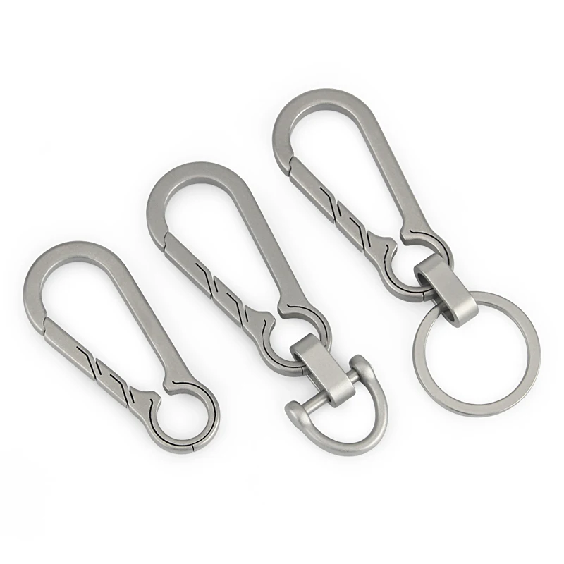 Hot Selling Titanium Alloy Mini Folding Keychain Carabiner With High Price