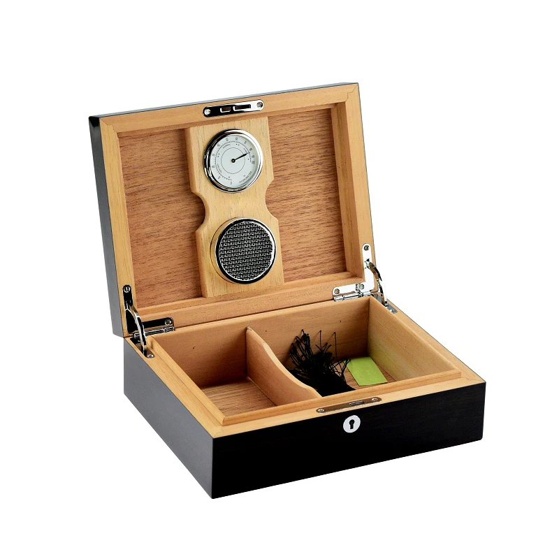 New Design Wood Cigar Cabinet Humidor wooden storage box With spacer strip custom humidor cigar box cabinet