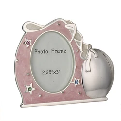 Baby Shoes  Lovely Child Photo Frame Enamel Decorated Baby Photo Frame Gift Frame