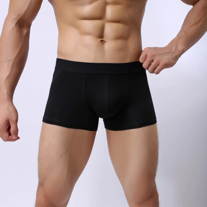 Maxesc OEM ODM Big Bamboo Comfortable Mens Low Rise Fashion Cotton Sports Pouch Bikini Boxer Briefs Underwear For Men