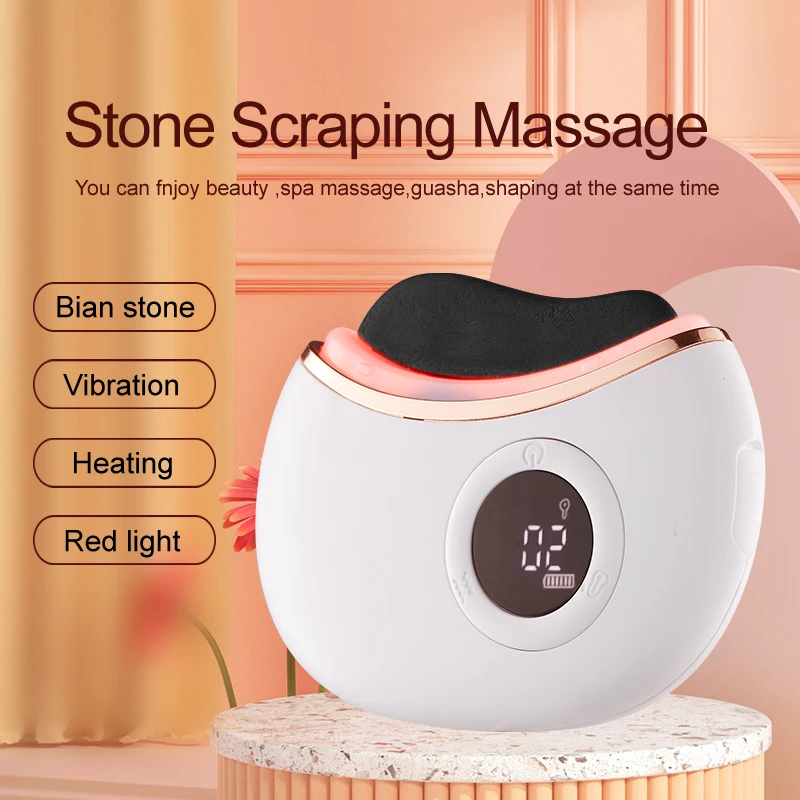 Electric Therapy Smart Scraping Therapy Massager  with Red Light Therapy Electric Massager Bian Stone Gua Sha Scraping