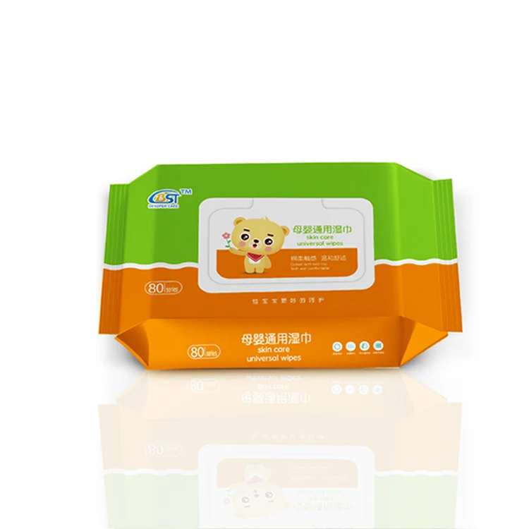 Cotton Wet Wipes Factory Price Water Baby Wipe Sensitive Biodegradable Unscented wipes