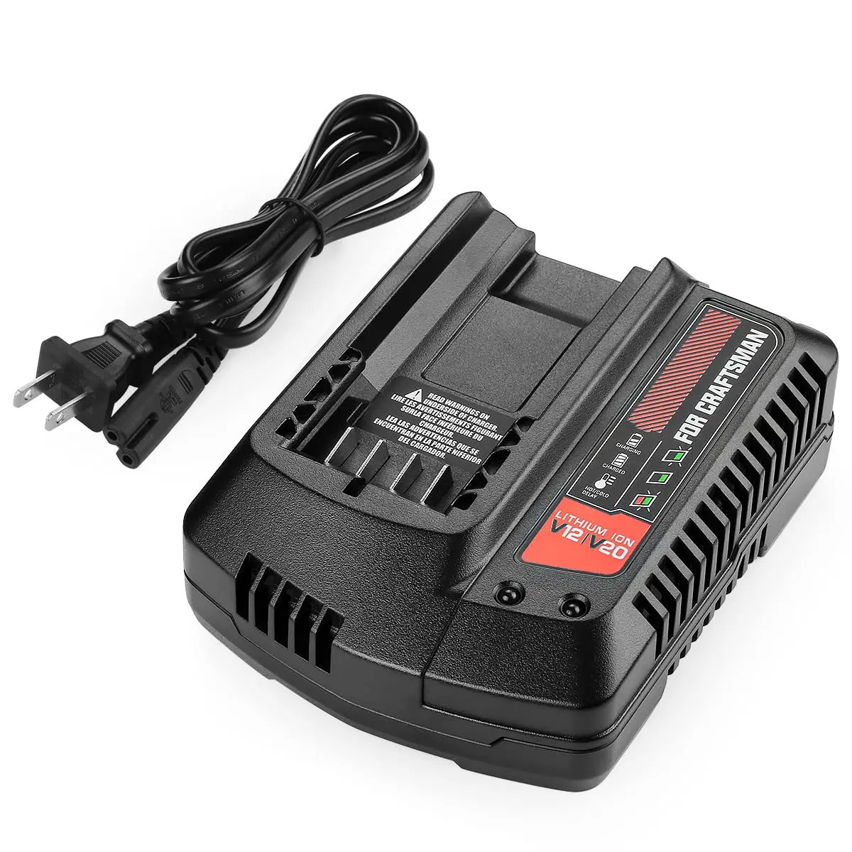 20V MAX Battery Charger CMCB104 Compatible with Craftsman V20 Lithium Battery