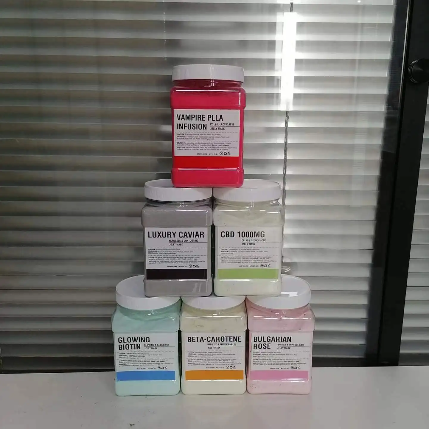 Custom Label Low MOQ Jelly Mask Powder  Hydro Jelly Mask 650g/500g/350gjar