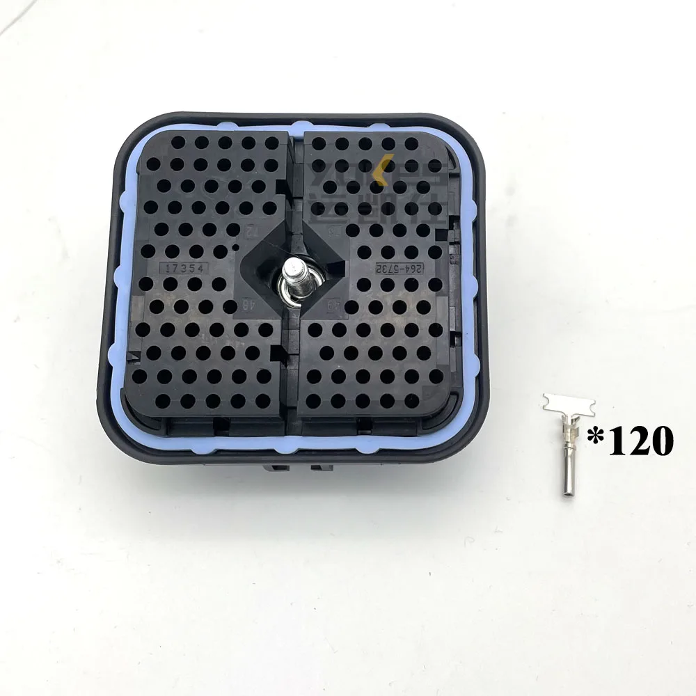 C7 C9 Engine 120pin Computer Board Controller Connector Plug terminal E320D 324D 325D Excavator Parts 264-5732 For CATERPILLAR