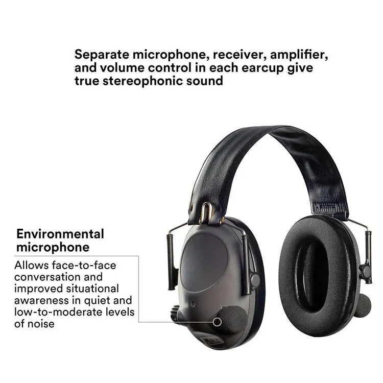 High quality Tactical Earphone General Earmuffs Sound Amplifier Electronic noise reduction wireless headphones