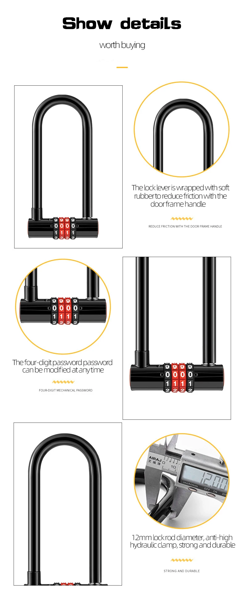 Safe Guard X Bike Seat Lock Compact & Discreet Safeguards Your Bike Saddle from Theft
