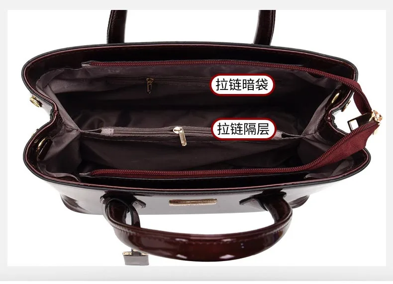 Glossy New Designer Luxury Bags Ladies Match Shoes Cross Chest Bag Shoulder Girl Purses Trendy handbag