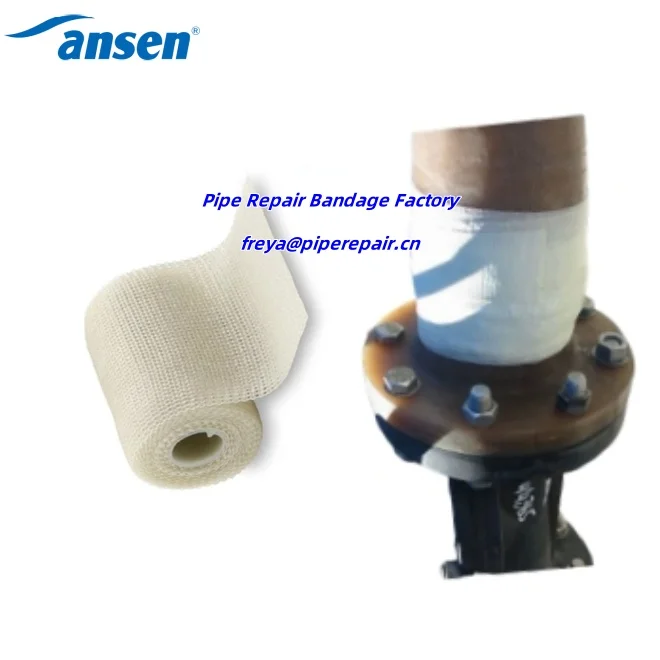 PVC Pipe Repair System- Composite Fibreglass Wrap Urethane Resin Soaked Pipe Repair Tape to Fix Leaking Pipes