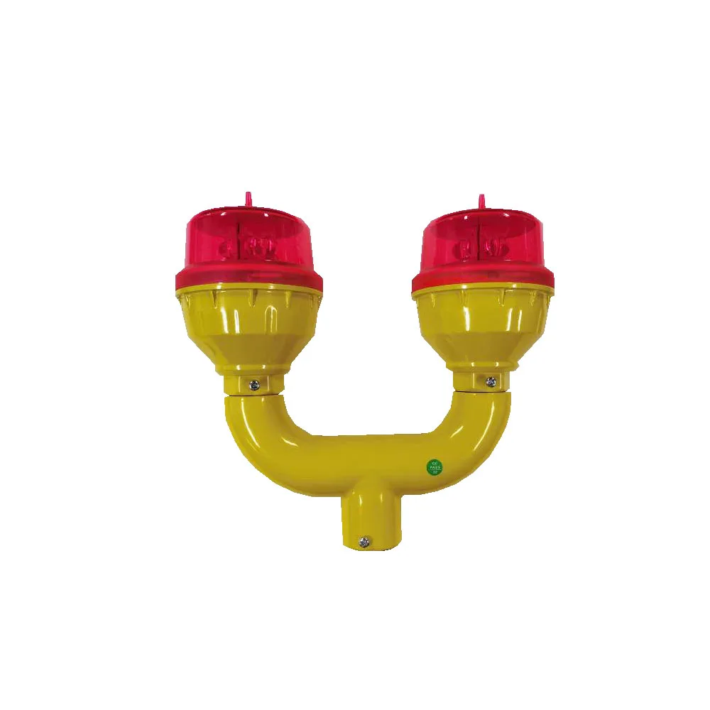Dual aviation obstruction lights/Twin weatherproof aircraft Lights/led tower obstacle light