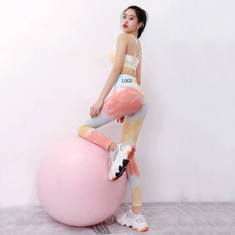 Four Way Stretch Yoga Sports Girl Sexy Bra Butt Lifting Shorts And High Waist Trousers Yoga Fitness Three Piece Suits