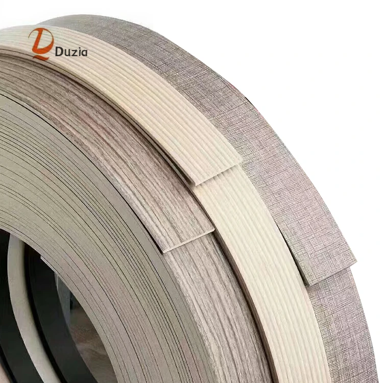 Inlay Furniture Accessories ABS/Acrylic/PVC Edge Banding High Quality Edge Banding Tape Tapacanto Pvc Edge for Cabinets