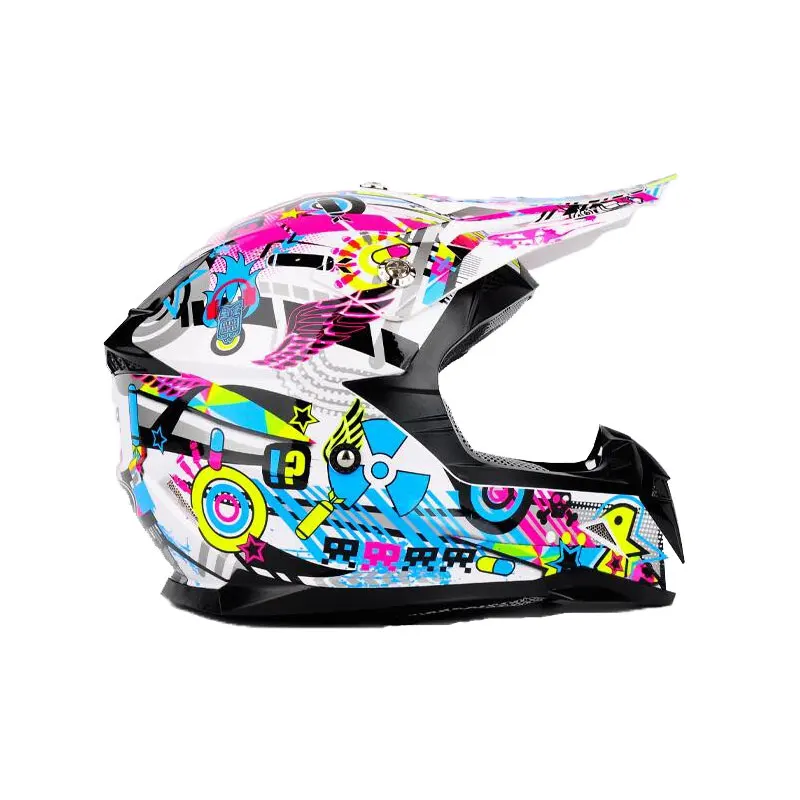 Racing Helmet DOT Approved Fancy Cheap Price ATV Dirt Bike Motocross Helmet Motorcycle