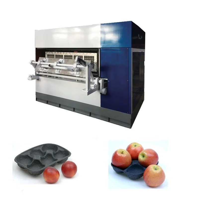 Strawberry punnets fruit tray molded pulp machine for with straw/bagasse