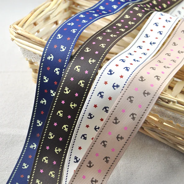 Deepeel AP3559 25mm DIY Accessories Gift Packaging Hair Printed Ribbon