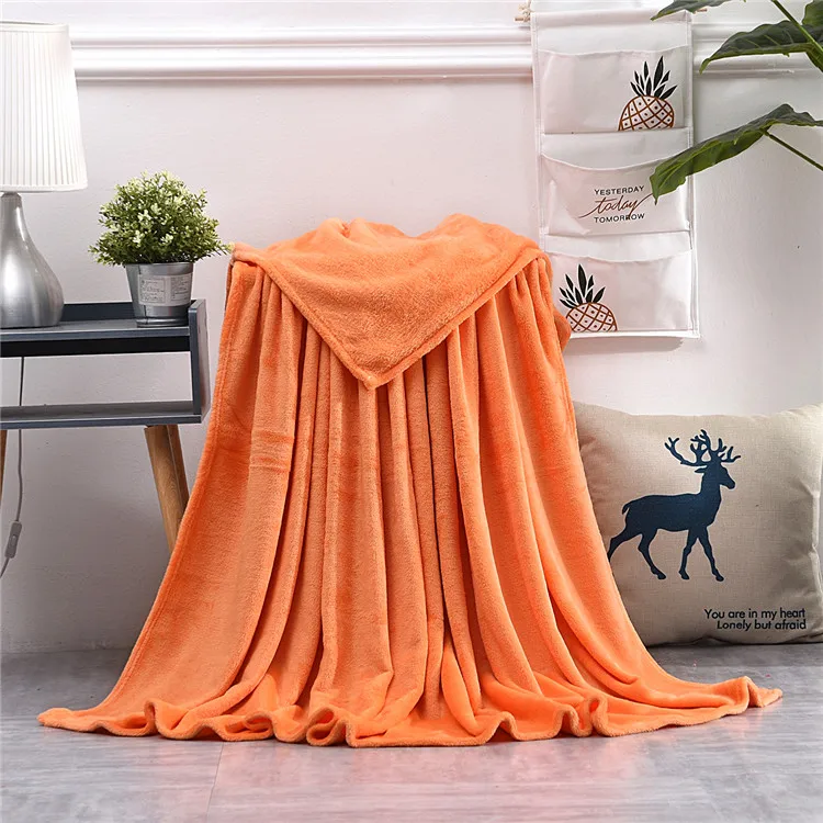 China Factory 100%polyester Super Soft Throw Blanket For Winter