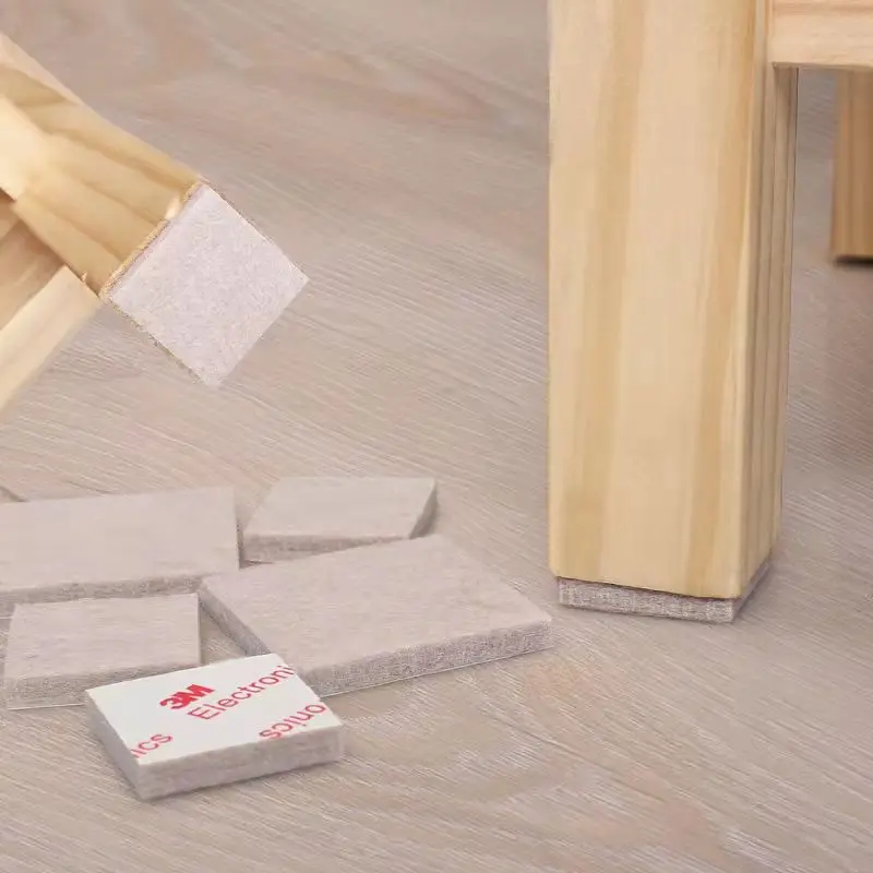 Rubber and Felt composited  Pads  Felt Furniture Pads for Protecting Hardwood Floors