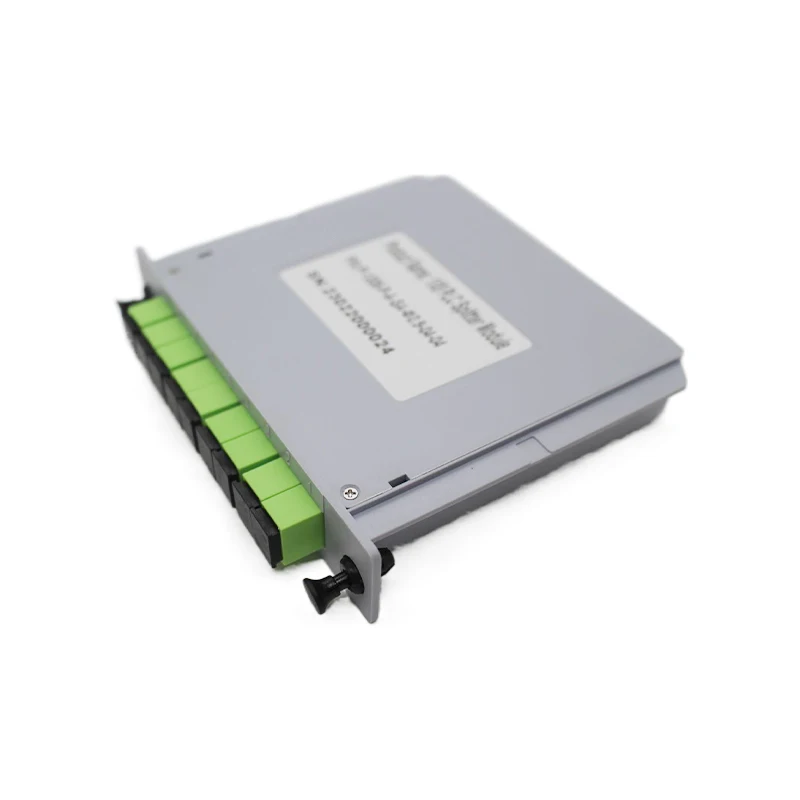 Оптическая оптоволоконная кассета 1x8 PLC Sc/apc Волоконно-оптический сплиттер цена 1x16 1X32 Plc пассивный оптический