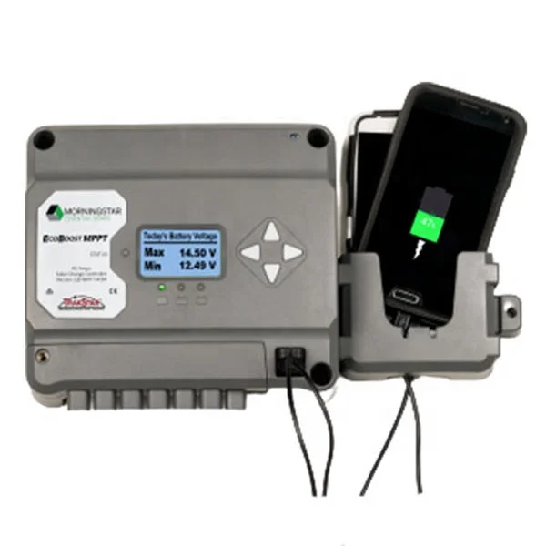 Контроллер заряда солнечной батареи Morningstar EcoBoost MPPT 40A с ЖК-экраном