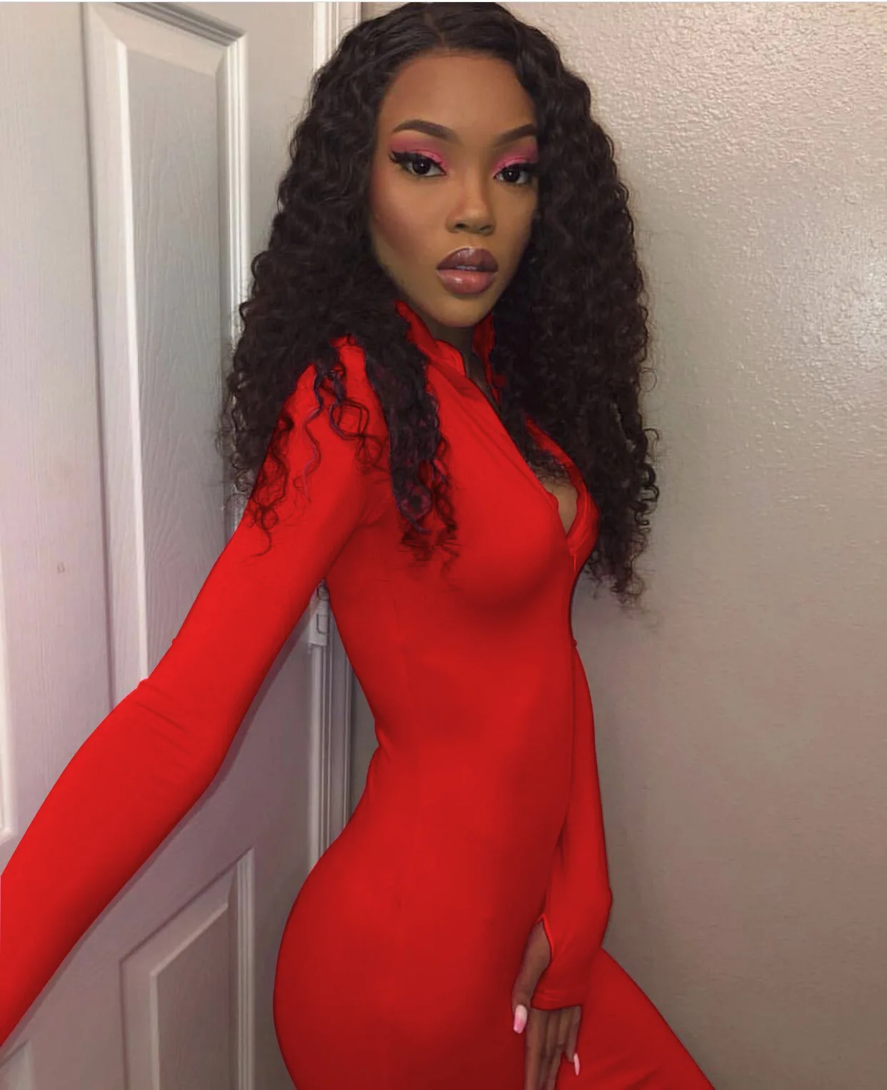 New arrival autumn and winter sexy stand collar slim long sleeve zipper casual hip wrap skirt wholesale sport dress