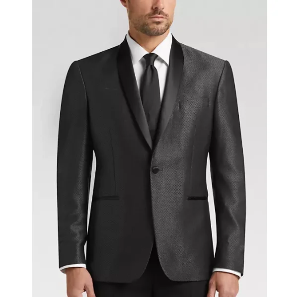 High Quality Top Brand Latest Design Grey 3 Piece Coat Pant Men Suit Coat Pant Men Suit