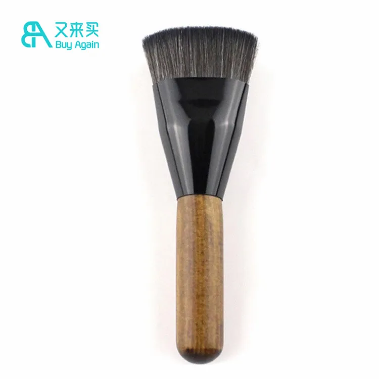 wholesale high end Luxury eco friendly wooden handle makeup brush tools facemask body applicator brush face mask brushes