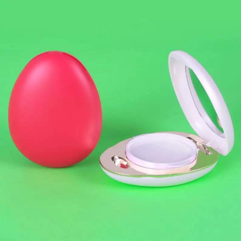 15g Custom luxury Oval BB Cream Packaging  container air cushion Case with mirror bb cushion packaging