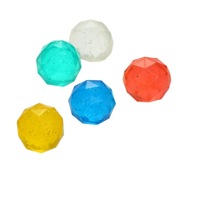 Soft Toy Style Plastic diamond Type multi-coloured bounce ball Plastic ball pit balls