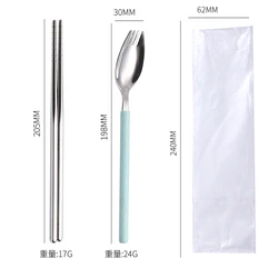 Best-selling Metal Fork and Spoon SUS 410 Cutlery, Fork and Spoon in One Reusable Fork and Spoon