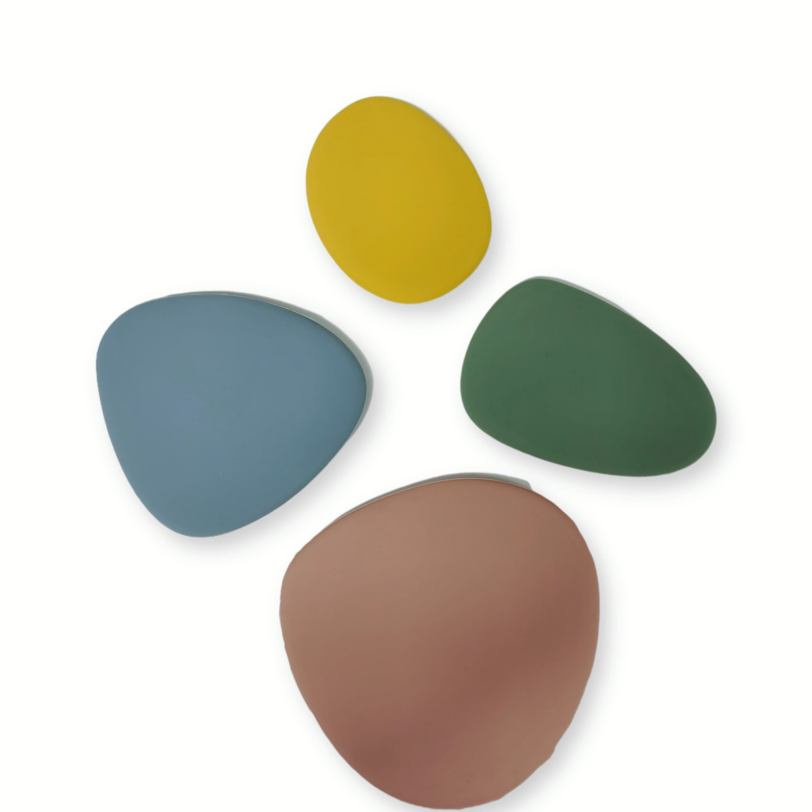 Wholesale Silicone Stacking Pebbles Learning Games Soft Stones Toys For Kids