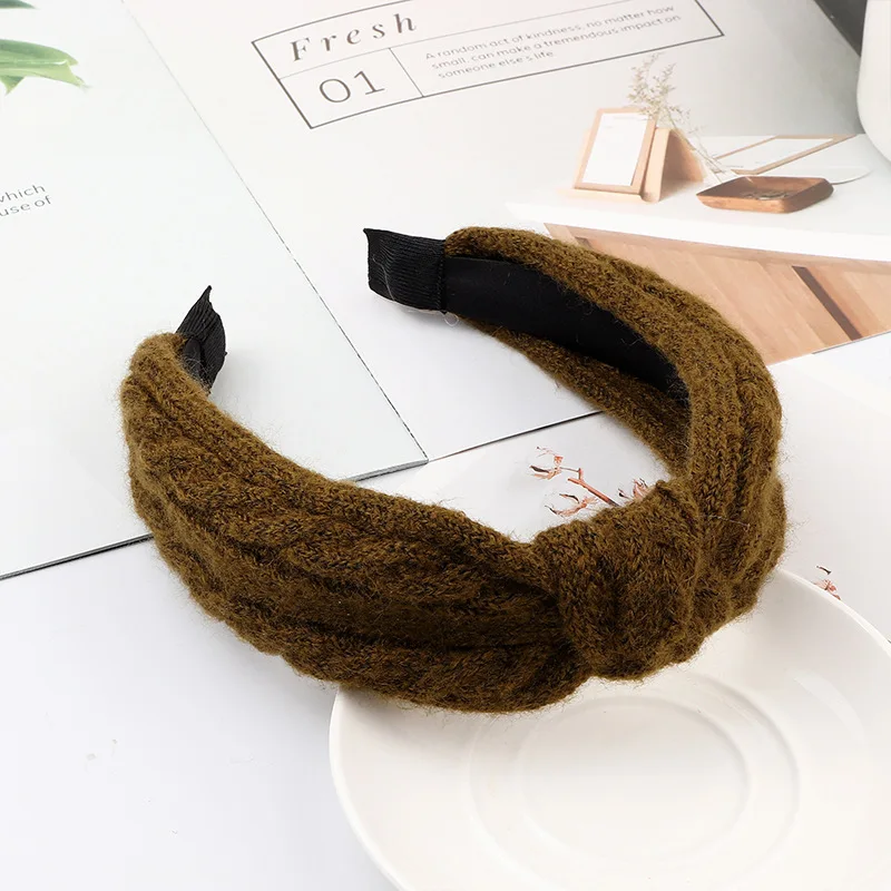 Заколка для волос в Корейском стиле, милая универсальная Нескользящая заколка в полоску с широким покрытием и бантом, аксессуар для волос принцессы