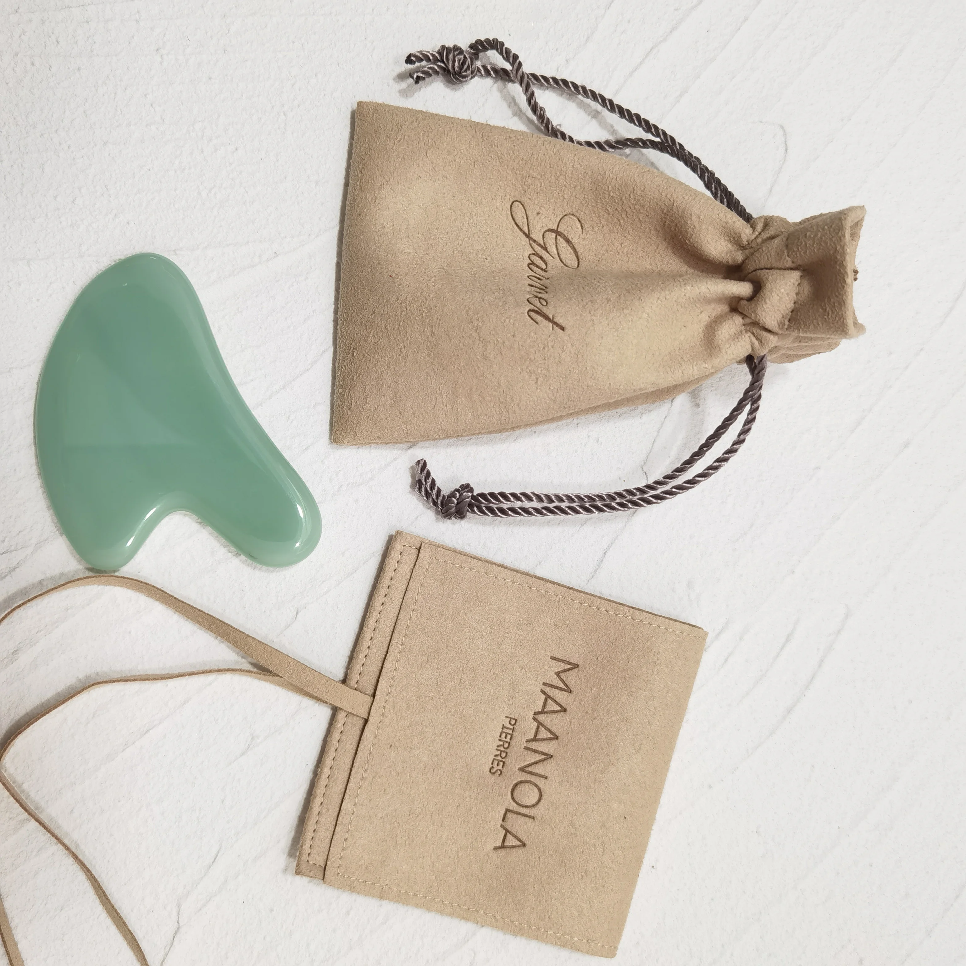 Chuanghua Small Fashion Button Flat Packaging Jewelry Pouch Pocket Envelope Microfiber Velvet Jewelry Bag