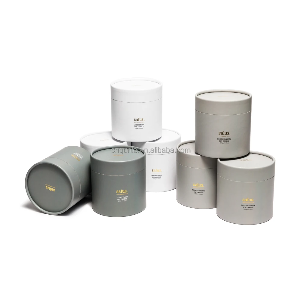 2023 new design candle jars and packaging candle jars with lid and boxes packaging