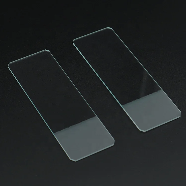 Best selling 7101 7105 microscope slide human pathology plain or single frosted end microscope slides with ground edges