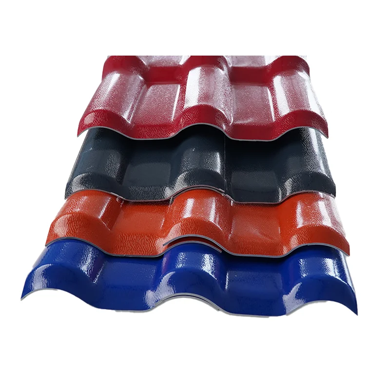 Colorful Plastic Synthetic Resin PVC Roof Tiles Roof for Villa corrugated pvc plastic roof tile Sheet