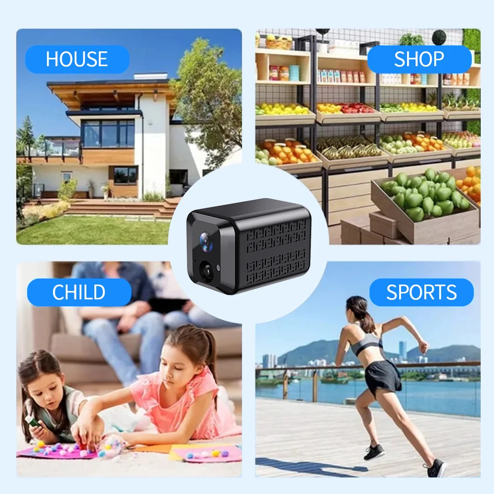 Shirestar 2K Uhd Crystal Clear Pir Motion Detection Smallest Cctv Camera Solar Cctv Camera 4G And Wifi Invisible Cctv Camera