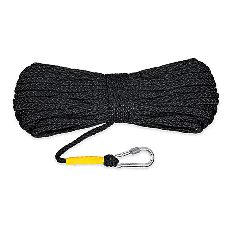 Hollow Braided PP-Polypropylene Anchor Line with Snap Hook or Spring Hook