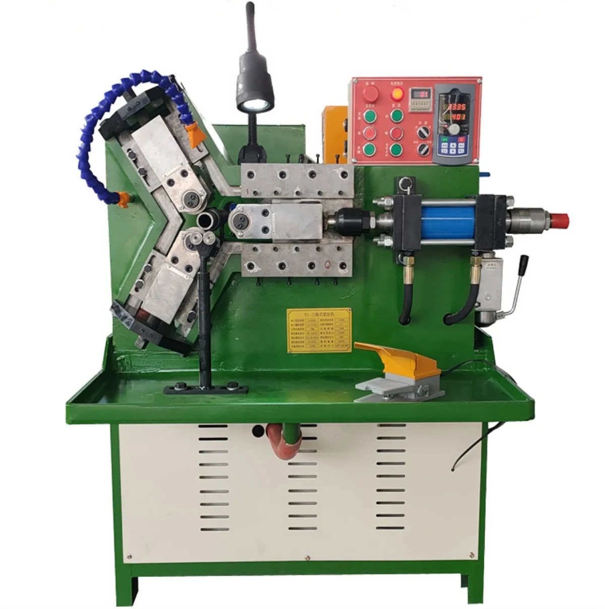 3 rollers Automatic thread rolling machine for pipe and tube hot sale