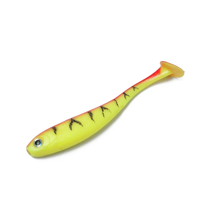 Factory Wholesale Plastic Lead Lure Head Jointed Fish Shad Catfish Soft Pvc Bait Rubber Fishing