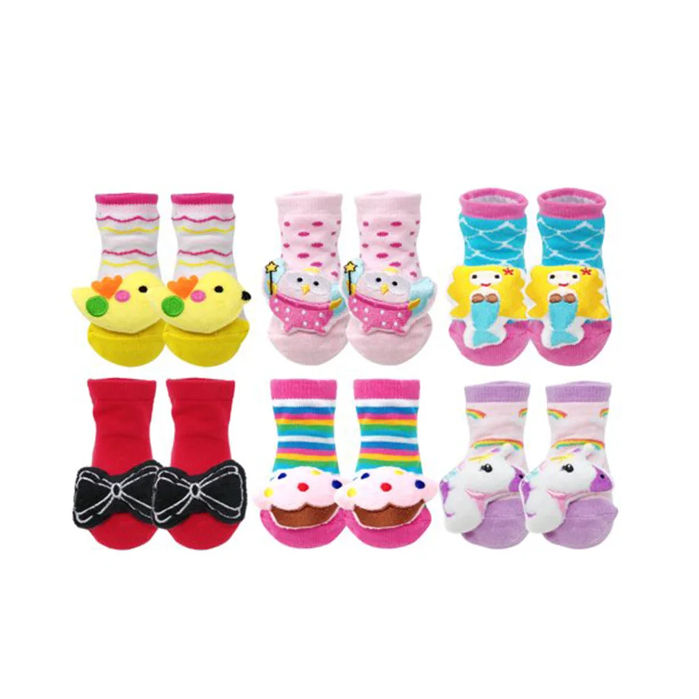  Toy Baby Socks Custom Infant Cartoon Animal Winter Warm Newborn Fashion Cotton
