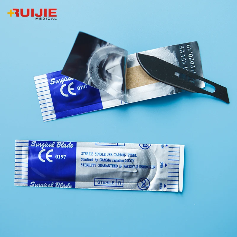 Disposable Scalpel Handle Surgical Scalpel Sterile Blades