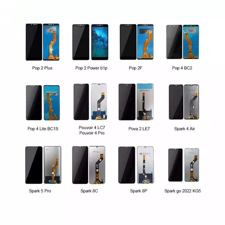 Factory Price Mobile Phone Original LCD Display Screen Replacement for tecno camon 17 18 19 19i pro