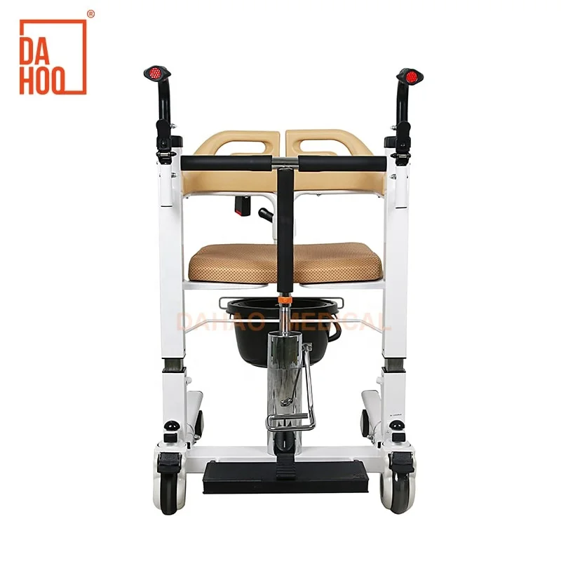 Multi-function Paralytic Hydraulic Mechanical Lift Transfer Wheelchair Elderly Handicap Patient Transport Chair