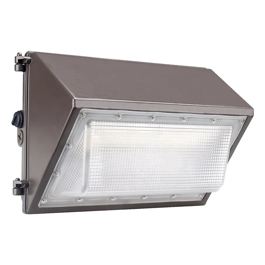 60W 80W 100W 120W ETL DLC Industrial Lighting Aluminum Housing Exterior Mounted Outdoor LED Wall Light