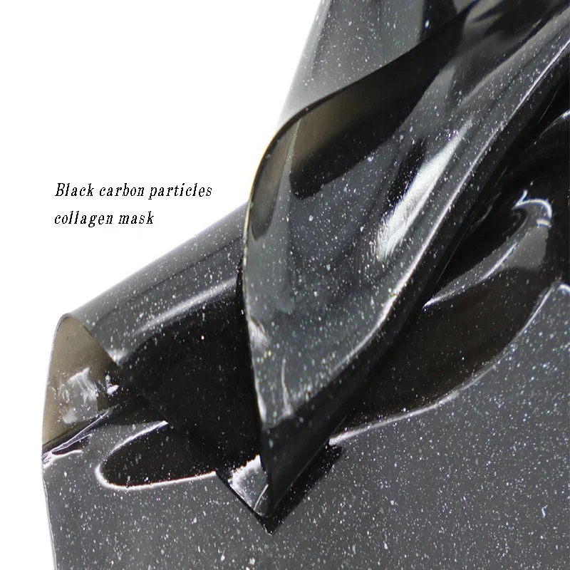 100% Natural Mask Sheet Custom Black Collagen Face Mask for Skin Clean