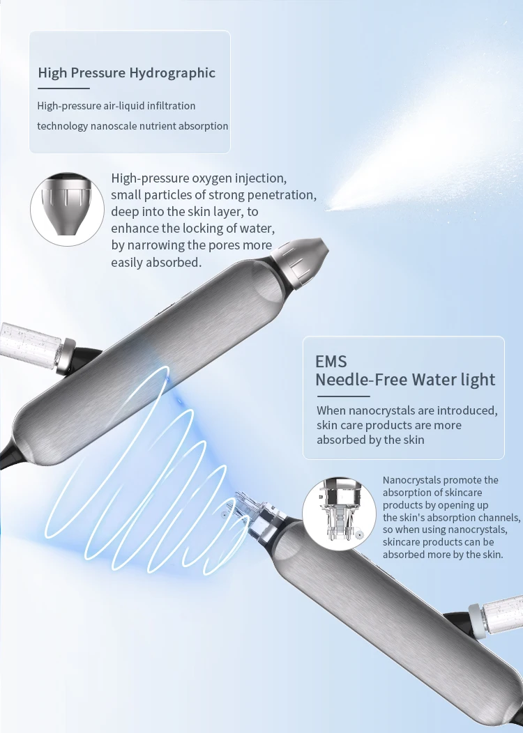 9 in 1 Super Bubble Aqua Peel Machine Hydroxygen Jet Deep Cleaning Firmness Whitening Moisturizing Beauty Instrument Facial