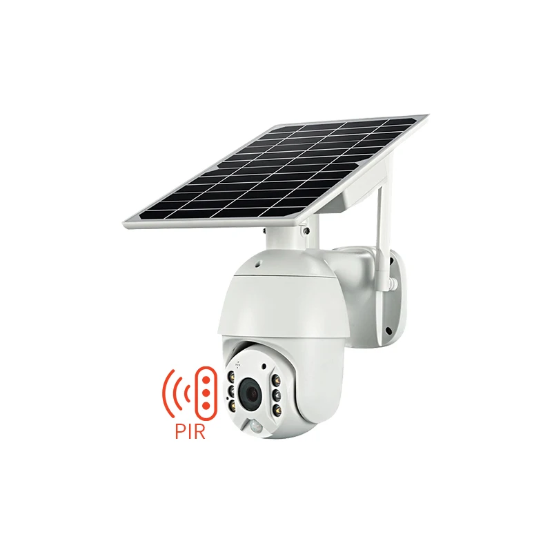 4g wifi wireless hd 1080p outdoor solar panel security pir dom solar monitoring ip security camera with motion sensor