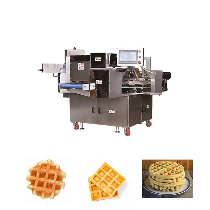CE approved  Small Automatic Stuffed Waffle Making Machine Production line