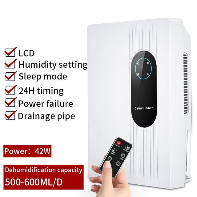 Hot Sale Home 1L Dehumidifier Air Purifier  reusable Portable Small Mini Dehumidifier With Air Purifier Home